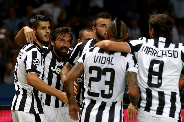 Tras el gol de Morata, la Juve se fue para adelante, sin mucho éxito.