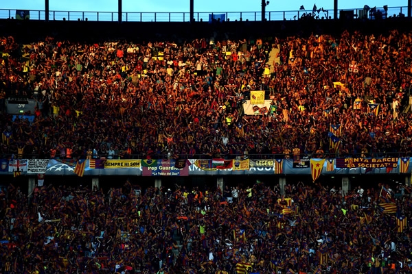 Un lleno total se registró en el Olimpiastadion.