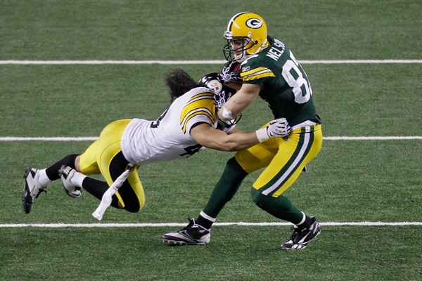 Uno de los Super Bowls que disputó con Steelers fue ante Packers.