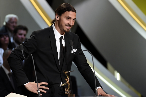 Zlatan Ibrahimovic es elegido el mejor jugador de la Ligue 1 francesa