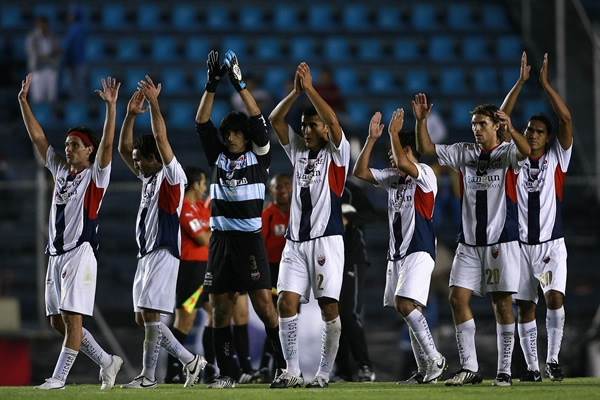 atlante tras derrotar a cruz azul en la final de ida de la concachampions