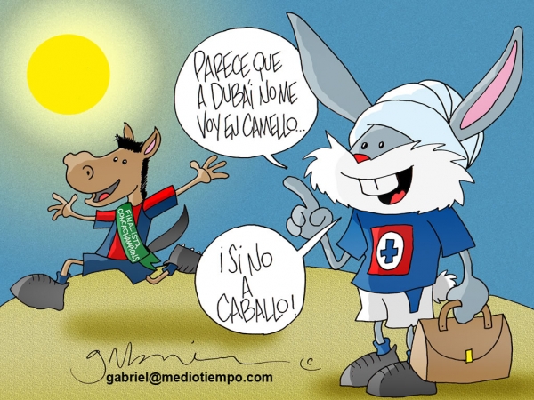 A caballo...
