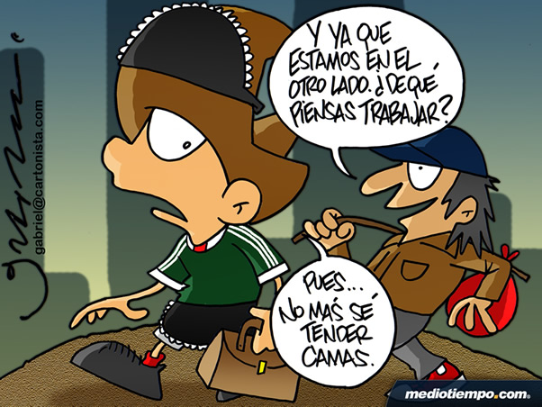 A Chambear en el otro lado