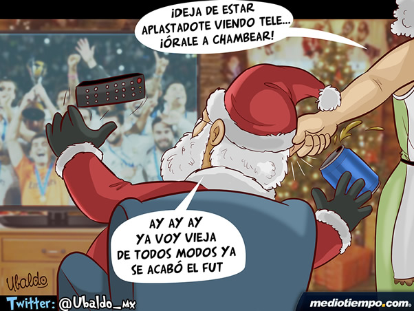A festejar Navidad que ya se acabó el fut