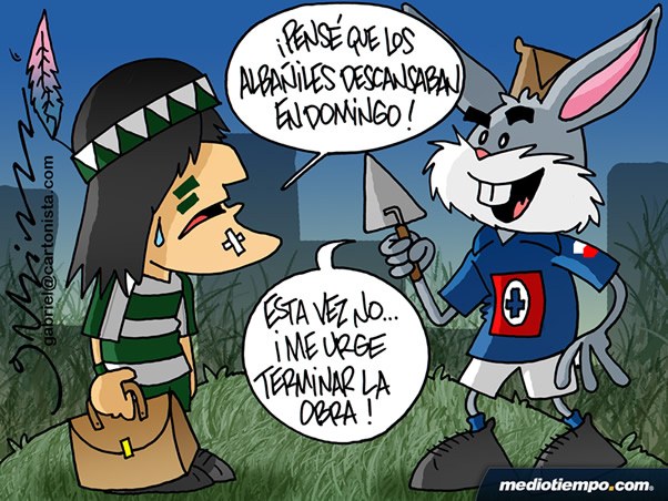 A terminar la obra