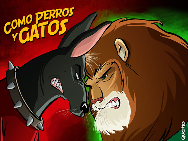 ¡Agarrón!