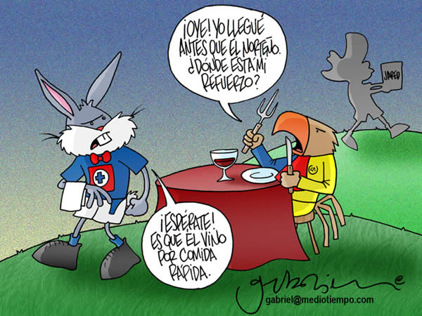 El aguila pide al Cruz Azul: oye, yo llegue antes que el regio, donde esta...