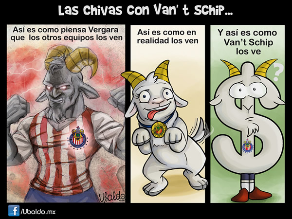 Las Chivas con Van't Schip