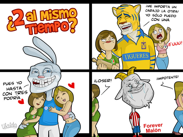 ¿2 al mismo tiempo?
