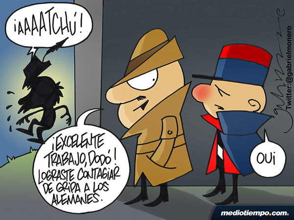 Alemanes con gripa