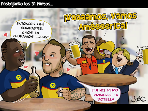 América celebra sus 31 puntos