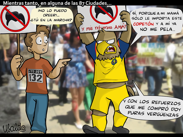 América marchando