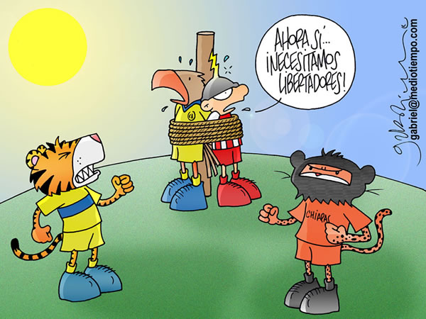 América, Rayos, Tigres, Jaguares, Interliga, Libertadores América, Rayos,...