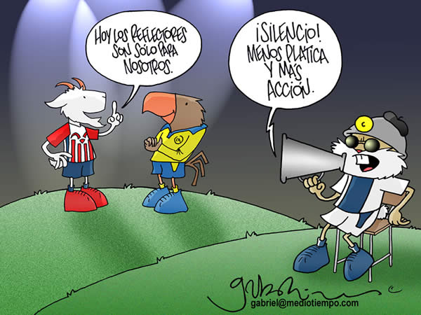 america y chivas dicen: hoy los reflectores son solo para nosotros. el tuzo,...