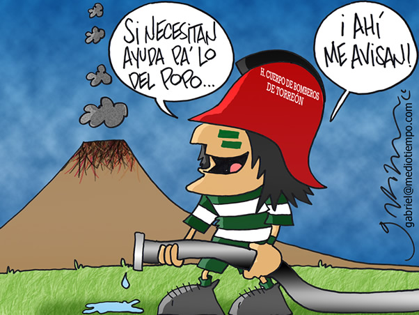 Apagando el volcán
