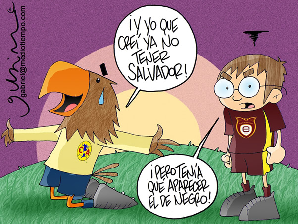 Apareció el de negro