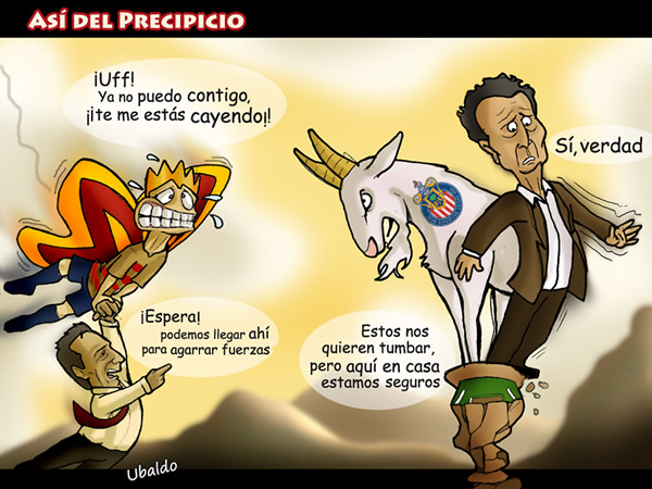 Así del precipicio