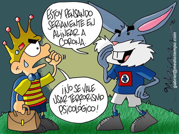Asustando al enemigo
