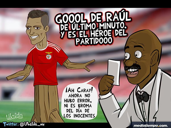Aunque no lo crean, gol de Raúl