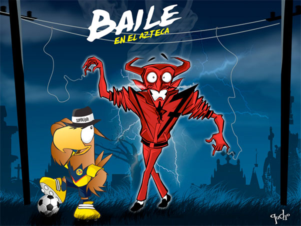 Baile en el Azteca