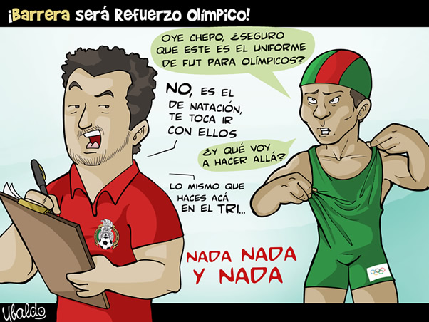 Barrera será refuerzo olímpico