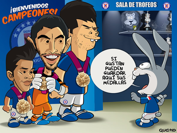 ¡Bienvenidos campeones!