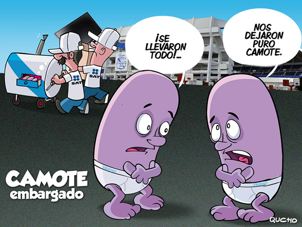 Camote embargado