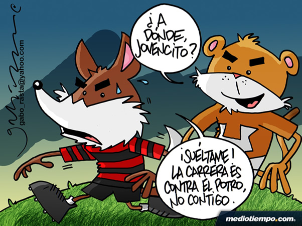 Carrera contrra el Potro