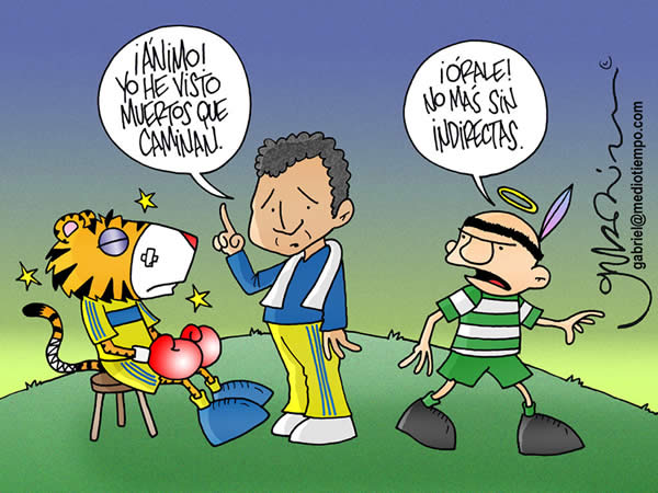 carrillo le dice al tigre: animo, yo he visto muertos que caminan. El...