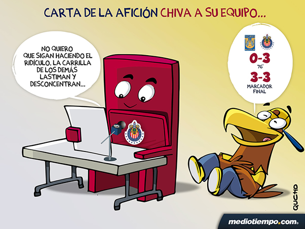 Carta de la afición Chiva
