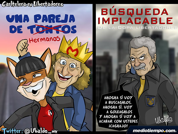 Cartelera en Libertadores