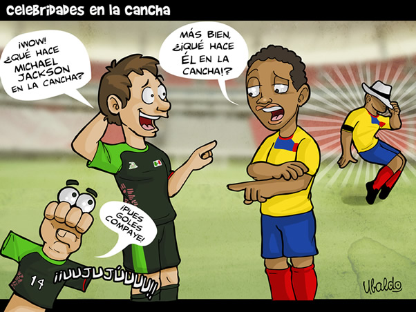 Celebridades en la cancha