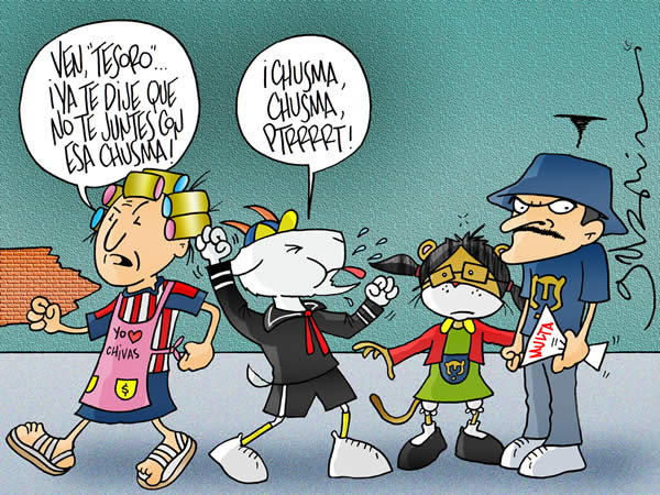 chavo quico don ramon chilindrina pumas chivas jorge vergara ricardo...