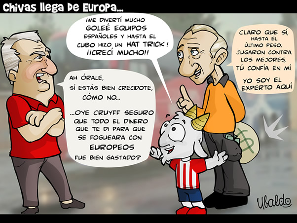 Chivas llega de Europa