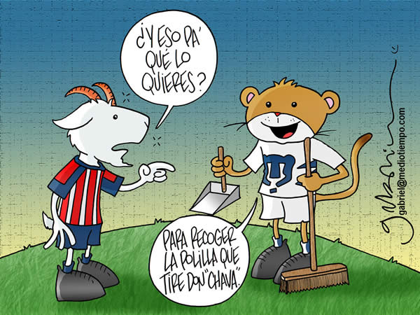 Chivas pumas chava reyes polilla Chivas pumas chava reyes polilla
