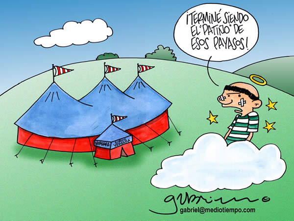 chivas-santos. santos: termine siendo el patiño de estos payasos....
