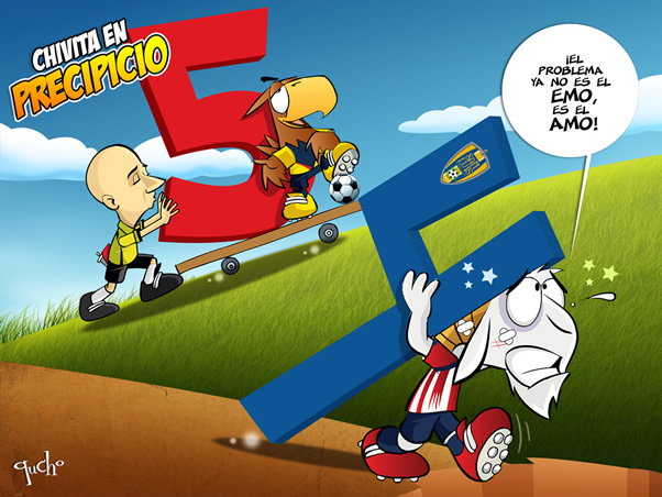Chivita en precipicio