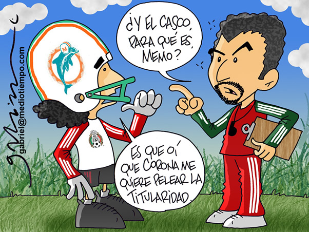 Con el casco puesto