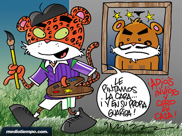 Con la cara pintada