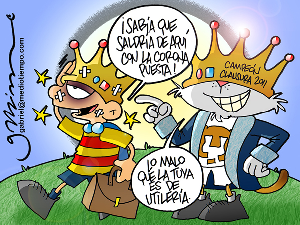 Con la Corona puesta