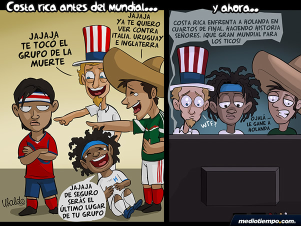 Costa Rica, antes del Mundial... y ahora