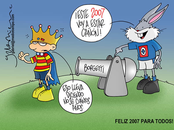 cruz azul con su cañon borgetti dice: este 2007 voy a estar cañon. morelia...