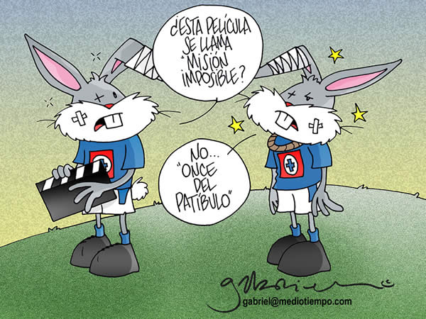 Cruz Azul: Esta pelicula se llama mision imposible?, No, once al patibulo....