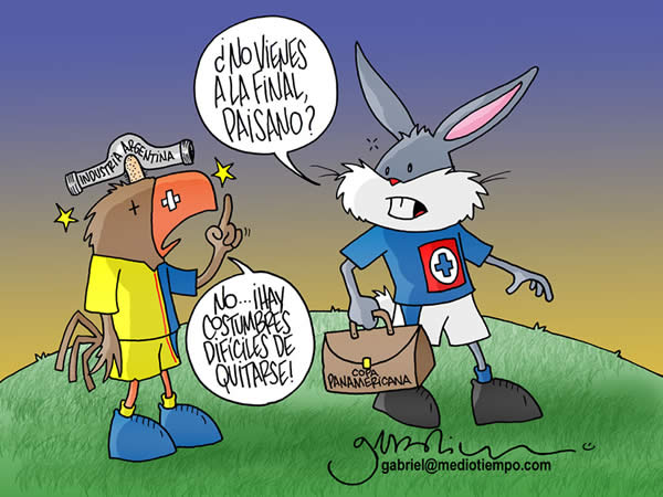 Cruz Azul pregunta: no vienes a la Final paisano? America contesta: no,...