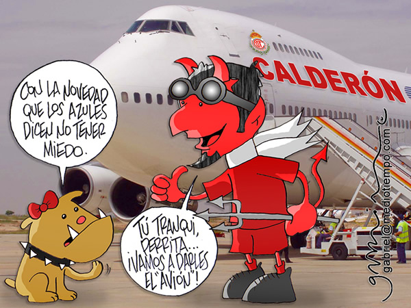 Dando el avión