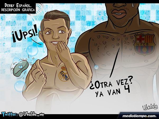Derby español, descripción gráfica