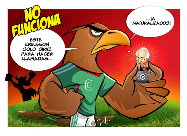 Derrota de la Selección Mexicana contra Suecia, Sony Eriksson, Sven...