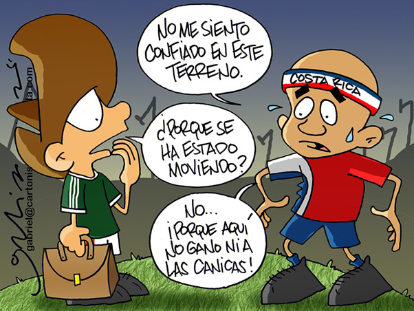 Desconfiaza en la cancha