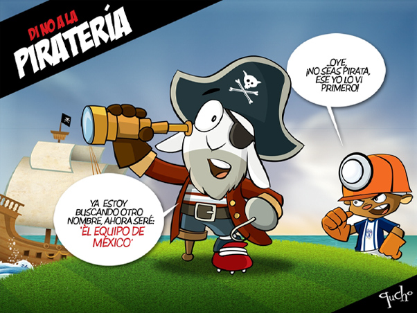 Di no ala piratería
