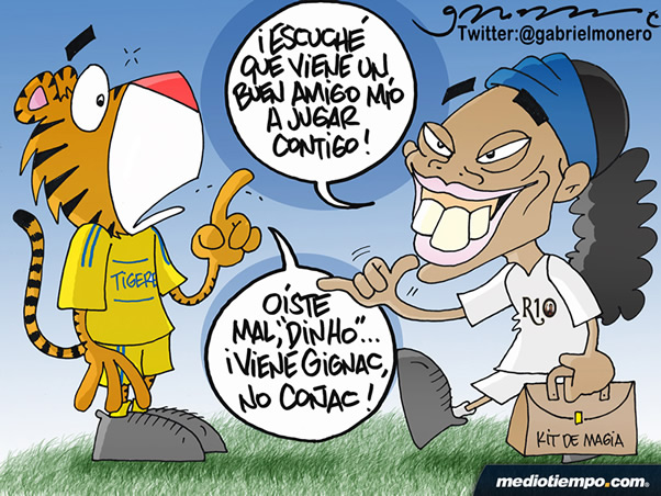 Dinho se confunde también con Gignac